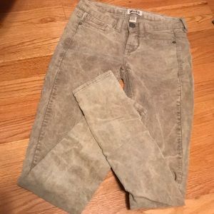 Mudd tan corduroy skinny jeans